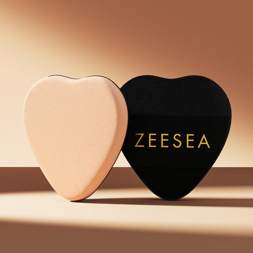 【¥39.9任选3件】[小滋特惠]ZEESEA滋色黑桃拇指粉扑（两个装）（拍下3件立减） 商品图1