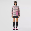 BURBERRY 巴宝莉 女士刺绣徽标格纹宽松棉质长袖衬衫 粉色格子 8054631 A5896 商品缩略图3