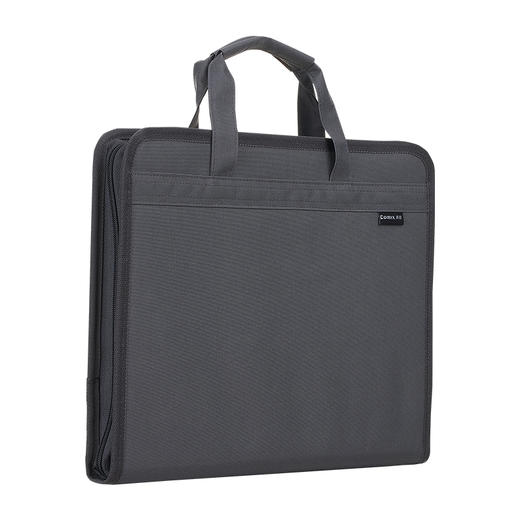 齐心 A8113 布面风琴手提公文包 A4 商品图1