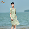 佐尔美夏季新款 桑蚕丝真丝乔其连衣裙女E22LS51 商品缩略图4