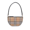 BURBERRY 巴宝莉 女士小号格纹帆布和皮革单肩 Olympia 埃伦匹亚包 8058006 A1189 商品缩略图0