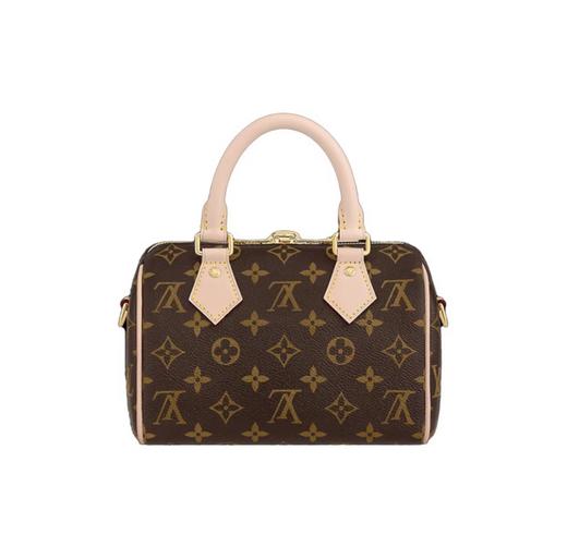 顶配免税版本 贸易公司出口渠道订单 LV Speedy 20枕头包 刺绣logo肩带 商品图2