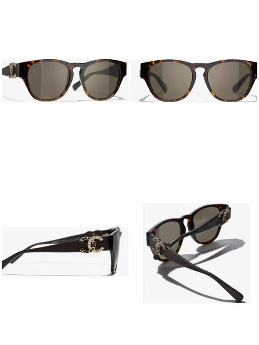 赫本风眼镜 自己备注。颜色三种 镜片奶白棕色渐变  黑色灰色渐变 玳瑁色 商品图3