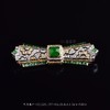 【荣耀】绿翠彩宝胸针-XZ12201057 商品缩略图0