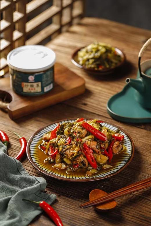 潮汕三宝之一 【炒酸菜】百年非遗 臻选食材 去腥解腻 开罐即食 口口香脆 鲜辣开胃 商品图2