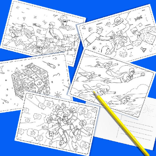 测试勿拍【文化周边】筑梦未来24色彩铅 职场减压神器 商品图3