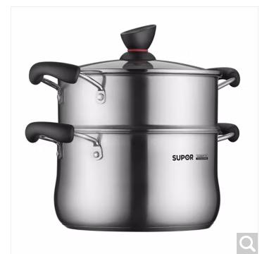 苏泊尔不锈钢汤蒸多用锅ST22Z3 商品图0