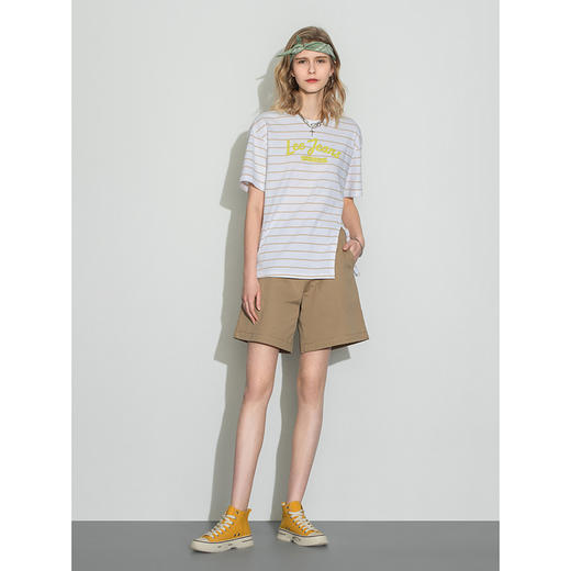 Lee商场同款百慕大短裤女款及膝喇叭短裤LWB0024375ED00F66J000 商品图2