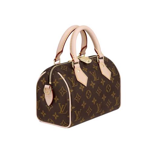 顶配免税版本 贸易公司出口渠道订单 LV Speedy 20枕头包 刺绣logo肩带 商品图1