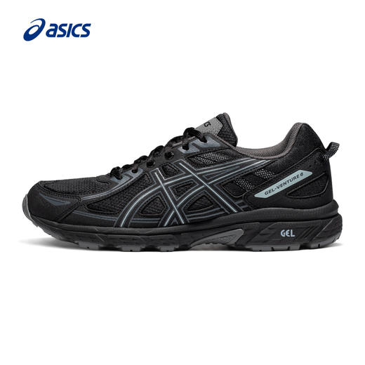 ASICS亚瑟士男子黑色跑鞋GEL-VENTURE 6 抓地缓冲越野鞋1011B550-001 商品图1