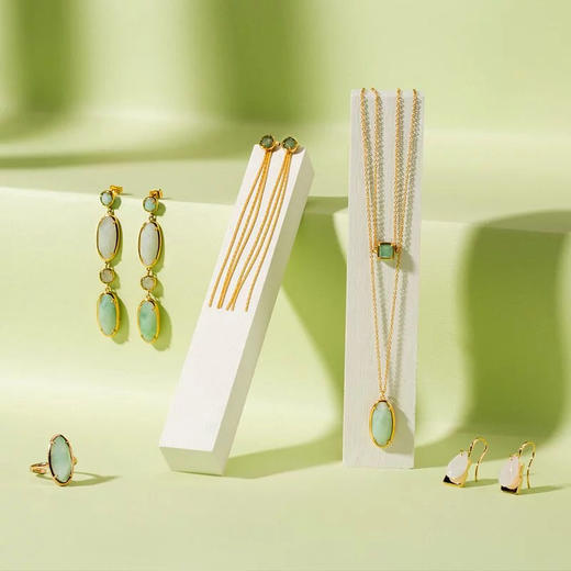 天然翡翠椭圆戒指 台湾设计师品牌Tracey Chen 商品图6