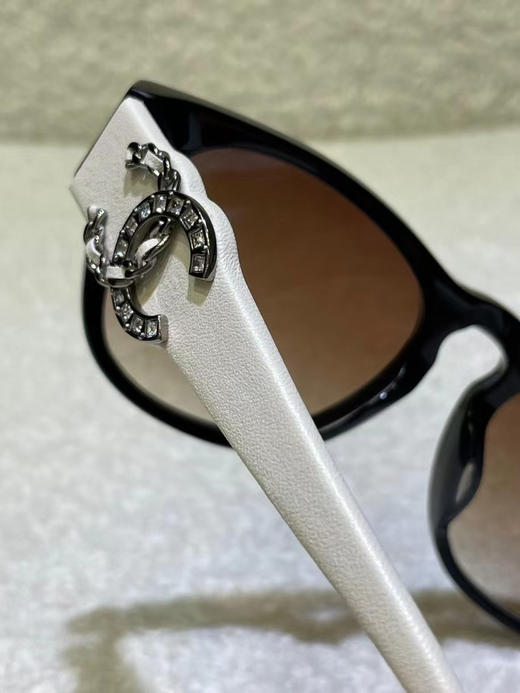 赫本风眼镜 自己备注。颜色三种 镜片奶白棕色渐变  黑色灰色渐变 玳瑁色 商品图8