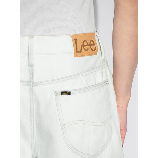 Lee商场同款22春夏新品白色扎染蓝色男牛仔短裤LMB1009033HH-483 商品图4