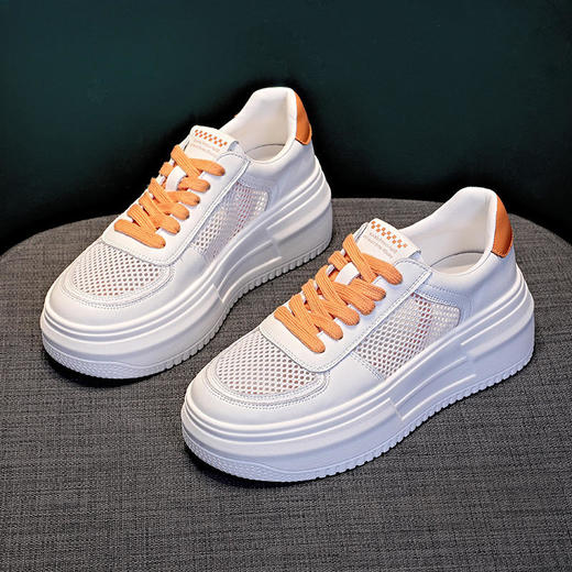 运动百搭夏季增高板鞋，爆款休闲单鞋 XC-6151 商品图6