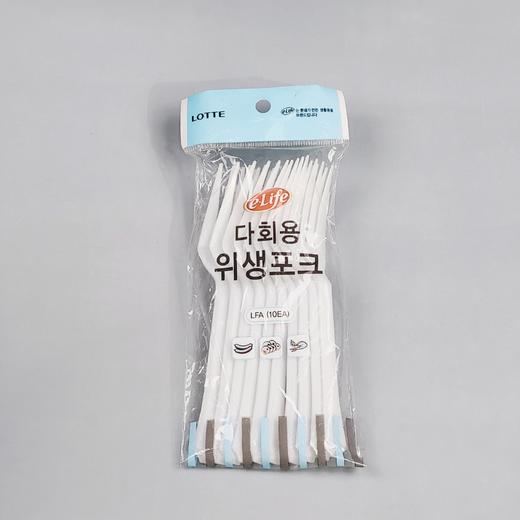 乐天 一次性叉 롯데 1회용 위생포크10개입 商品图0