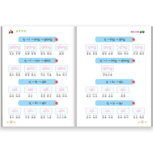 【6-10岁】《小学拼音》（全2册）小学语文课本拼音同步学与练 商品图4