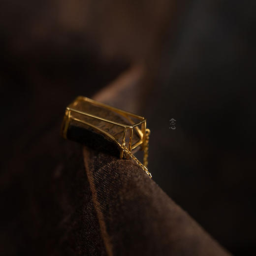 项链 | 沉香异形描金项链-2 商品图1