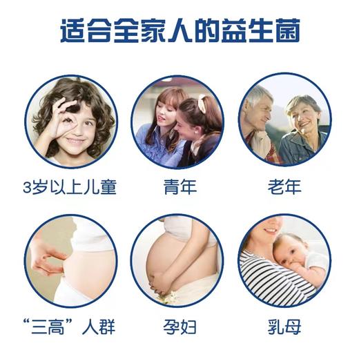 白云山蓝帽子认证 呵护全家肠道 益生菌24袋/盒*3盒 商品图2