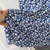 【限时折扣】锐达 蓝色碎花连衣裙 S-XL（非质量问题不退不换） 商品缩略图10