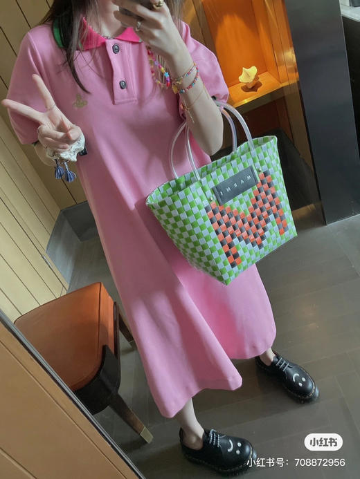 𝐌字母手工编织菜篮子 商品图1