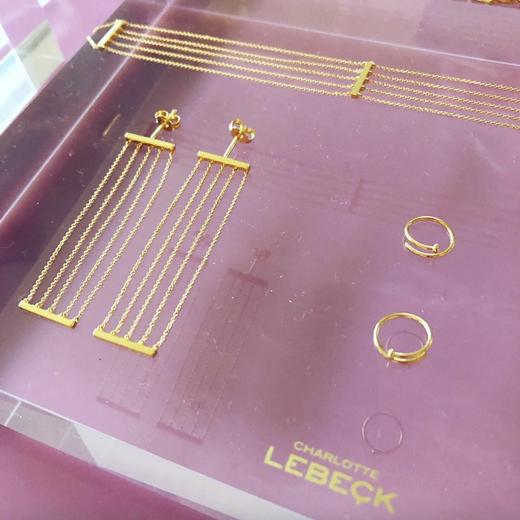 订购10周到｜CHARLOTTE LEBECK-Angel-天使流苏 耳环［丹麦设计师］ 商品图3