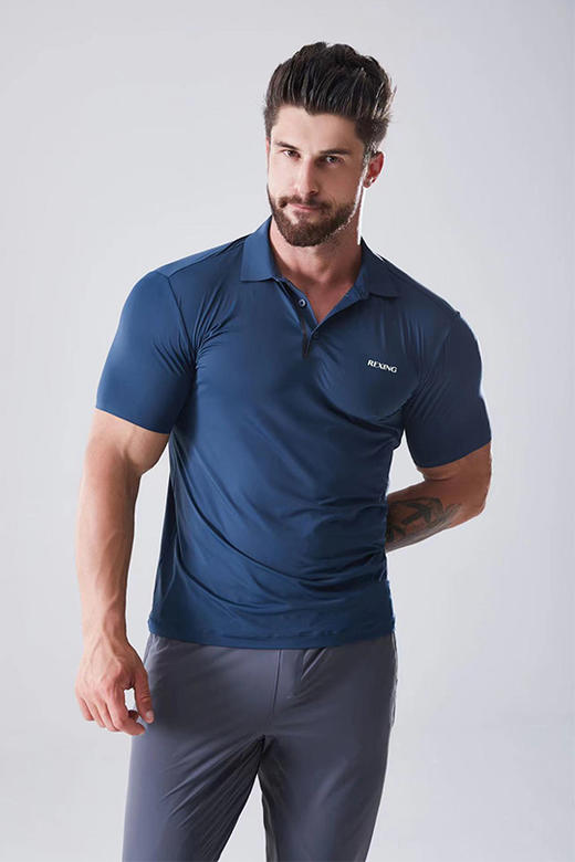 凉感防晒男士POLO T恤 商品图0