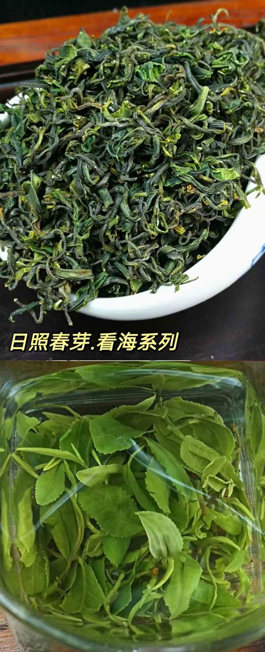 日照春芽  绿茶500克/盒 看海系列礼盒  买二盒送一盒 商品图1