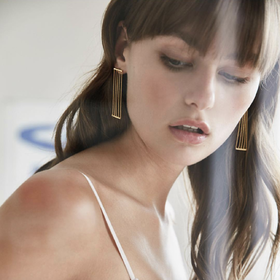 订购10周到｜CHARLOTTE LEBECK-Angel-天使流苏 耳环［丹麦设计师］