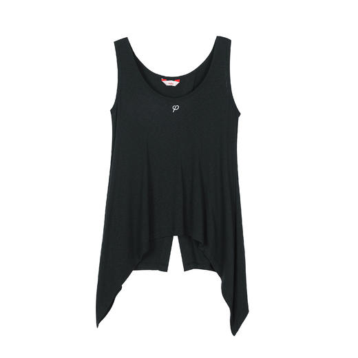 后背开衩大摆背心 商品图0