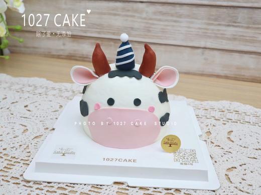 1027CAKE | 翻糖装饰 立体牛牛蛋糕 商品图0