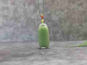 【御珠宫坊】碧玉无事牌挂件