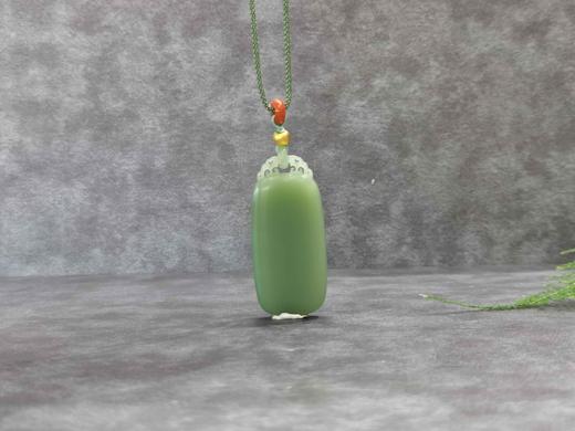 【御珠宫坊】碧玉无事牌挂件 商品图0