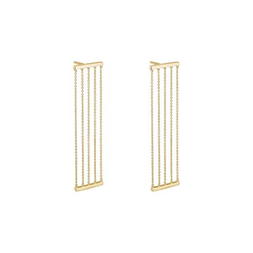 订购10周到｜CHARLOTTE LEBECK-Angel-天使流苏 耳环［丹麦设计师］ 商品图1