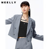 NEELLY纳俪商场同款短款西装外套女双排扣气质上衣正肩修身秋季N22072C01027 商品缩略图0