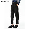 NEELLY纳俪商场同款高腰立体打褶西装裤显瘦束脚哈伦裤百搭休闲裤N22072H01036 商品缩略图0