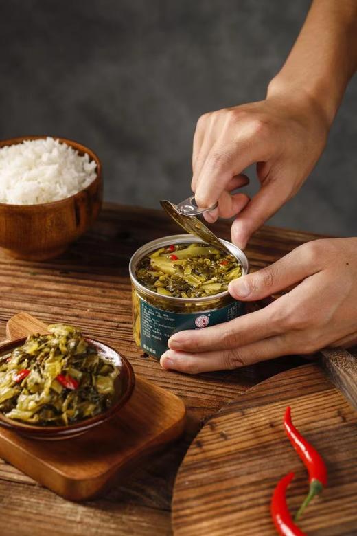 潮汕三宝之一 【炒酸菜】百年非遗 臻选食材 去腥解腻 开罐即食 口口香脆 鲜辣开胃 商品图5