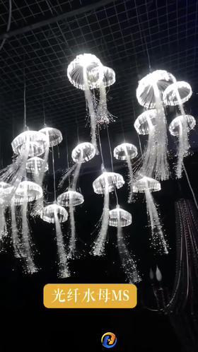 5头光纤小水母吊灯（运费自理）