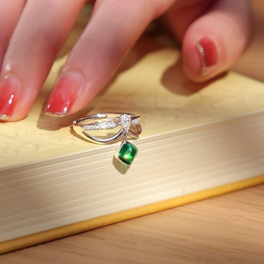 Winy925纯银同心结戒指送女友闺蜜节日生日礼物 商品图3