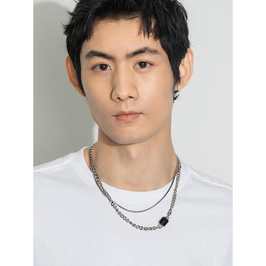 Lee商场同款22春夏新品舒适版罗纹圆领多色男短袖T恤LMT0016174DR 商品图4