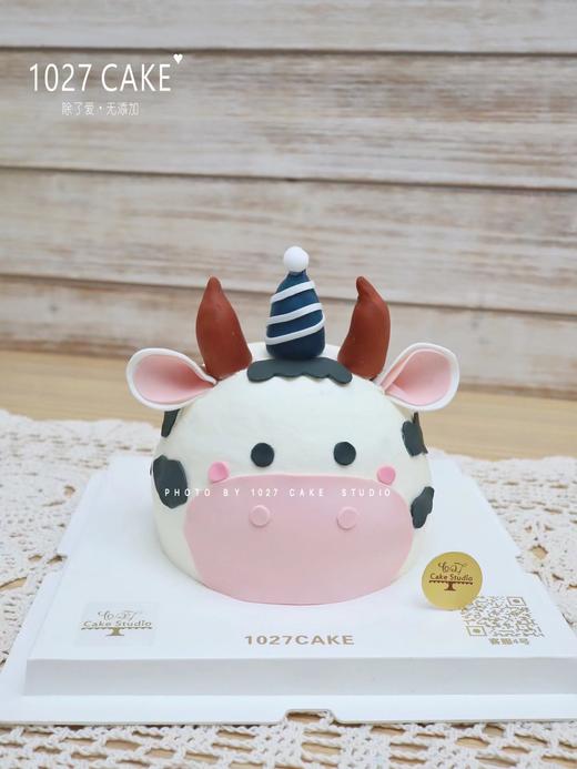 1027CAKE | 翻糖装饰 立体牛牛蛋糕 商品图2