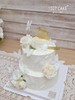 11027CAKE | 双层蝴蝶白玫瑰蛋糕 纯白色系 女神 商品缩略图1