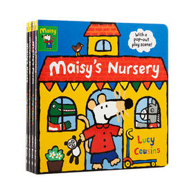 点读版小鼠波波立体场景系列 Maisy's Nursery/Farm/House/Shop 4册