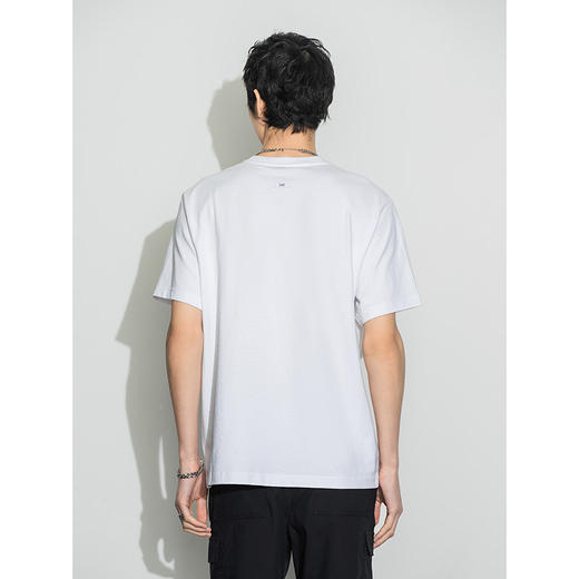Lee商场同款22春夏新品舒适版罗纹圆领多色男短袖T恤LMT0016174DR 商品图1