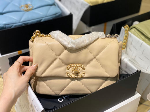 原单19bag 26cm-杏色 商品图0