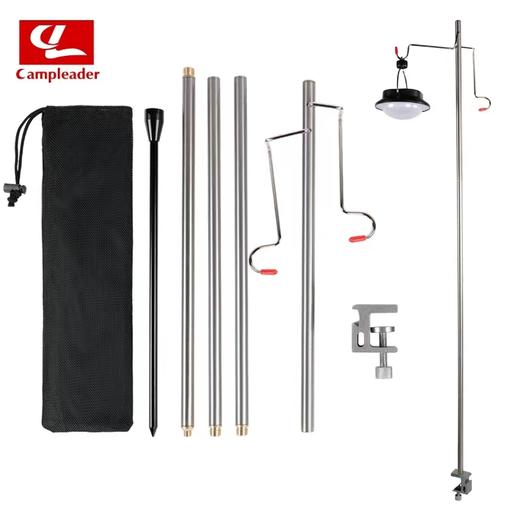 凯普铝合金双钩灯架桌面落地双用 商品图2