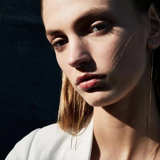 北京仓｜CHARLOTTE LEBECK-Milo-简约链式 耳线（单只）［丹麦设计师］ 商品图4