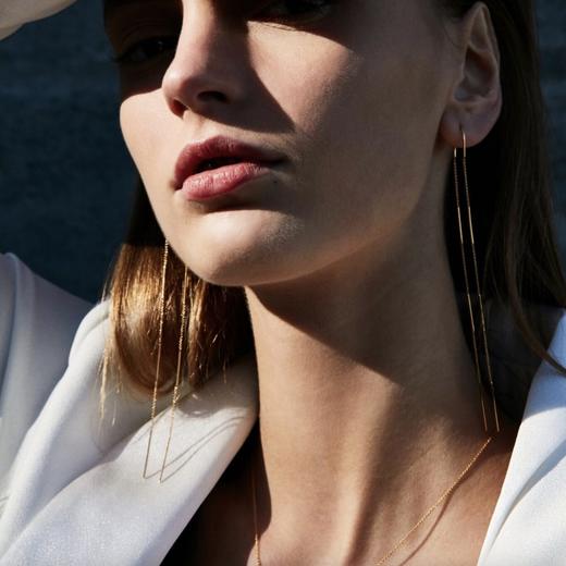 北京仓｜CHARLOTTE LEBECK-Milo-简约链式 耳线（单只）［丹麦设计师］ 商品图3