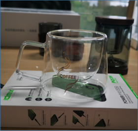 双层玻璃咖啡杯