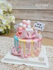 1027CAKE | 翻糖蝴蝶结  粉色系 小熊 商品缩略图1