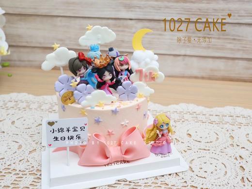 1027CAKE | 叶罗丽 公主蛋糕 翻糖蝴蝶结 商品图1